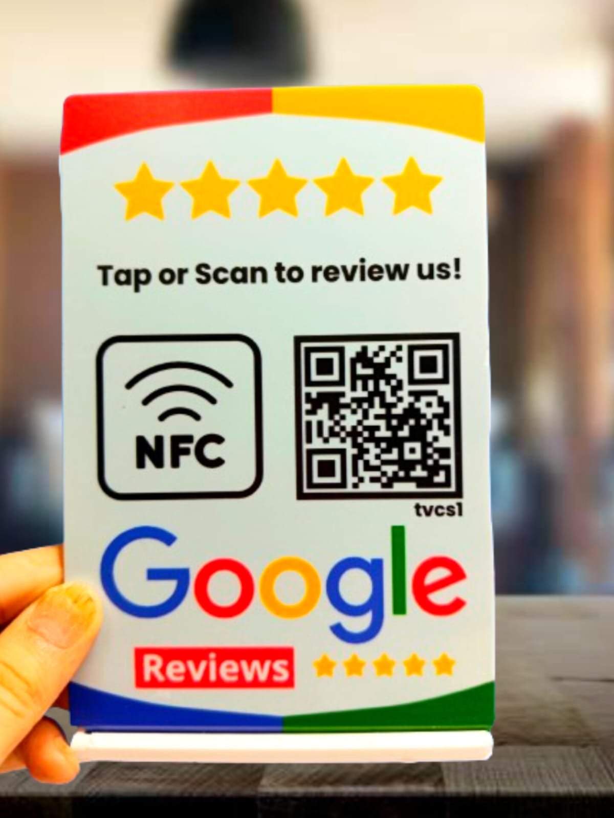 Google Review NFC Standee