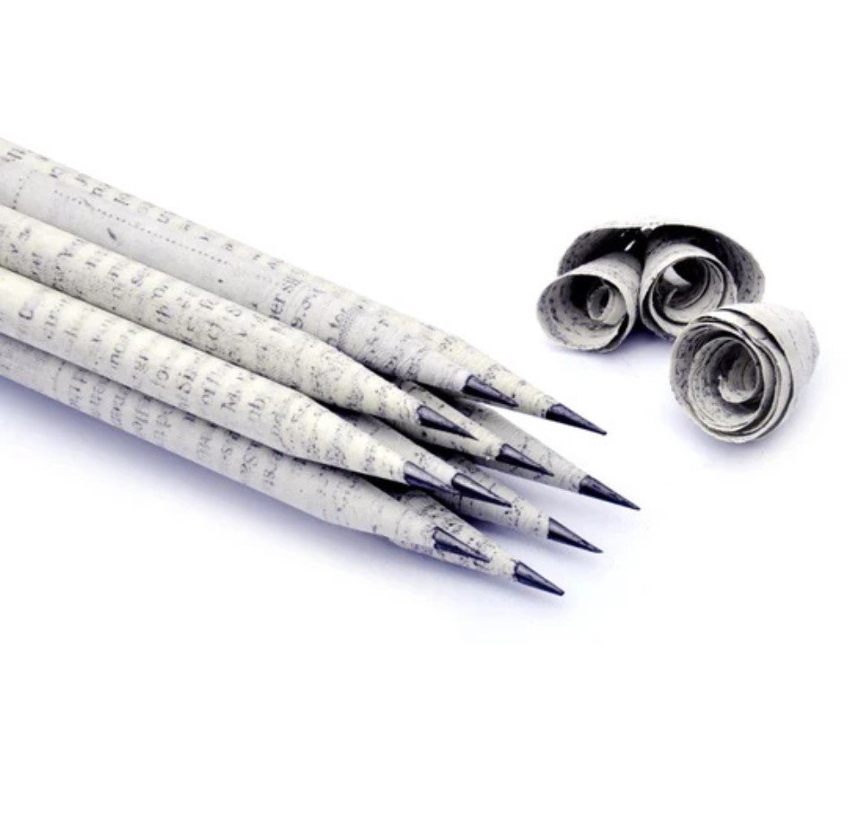 Recycled Paper Pencils