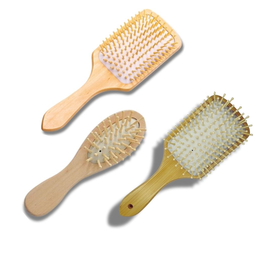 Wooden & Bamboo Hair Brush