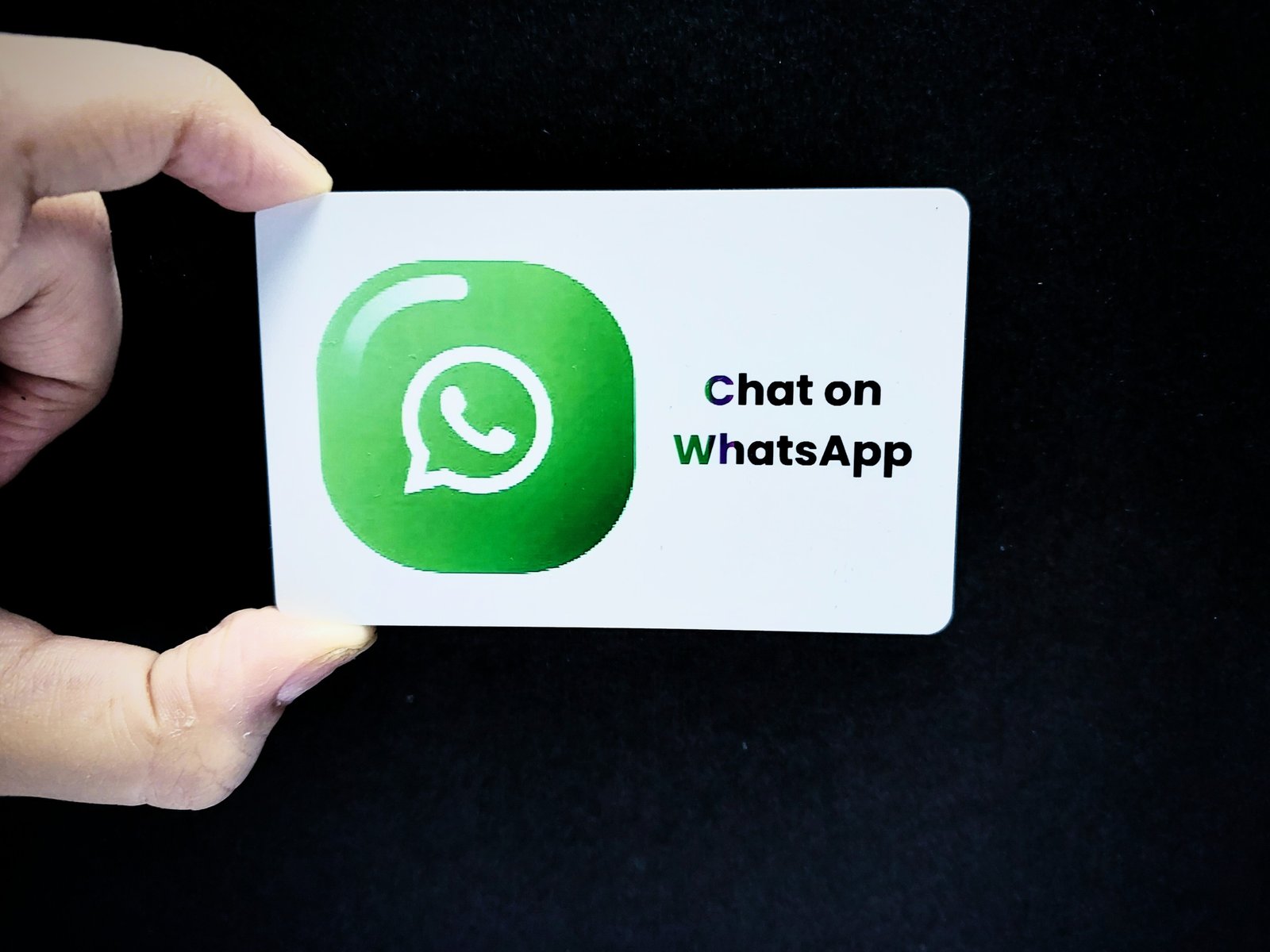 WhatsApp NFC Card