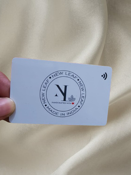 White NFC Business Card