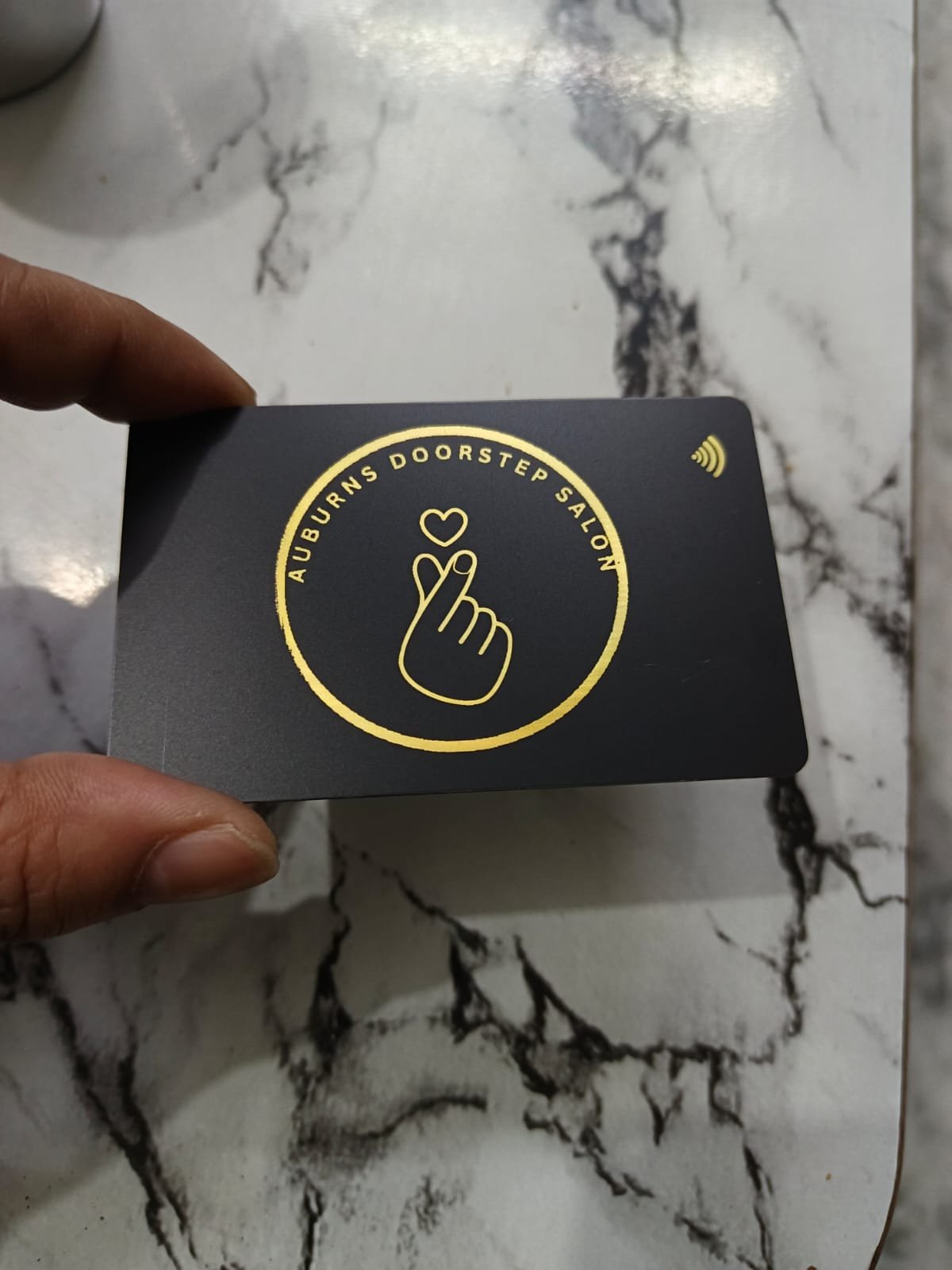 Black NFC Business Card