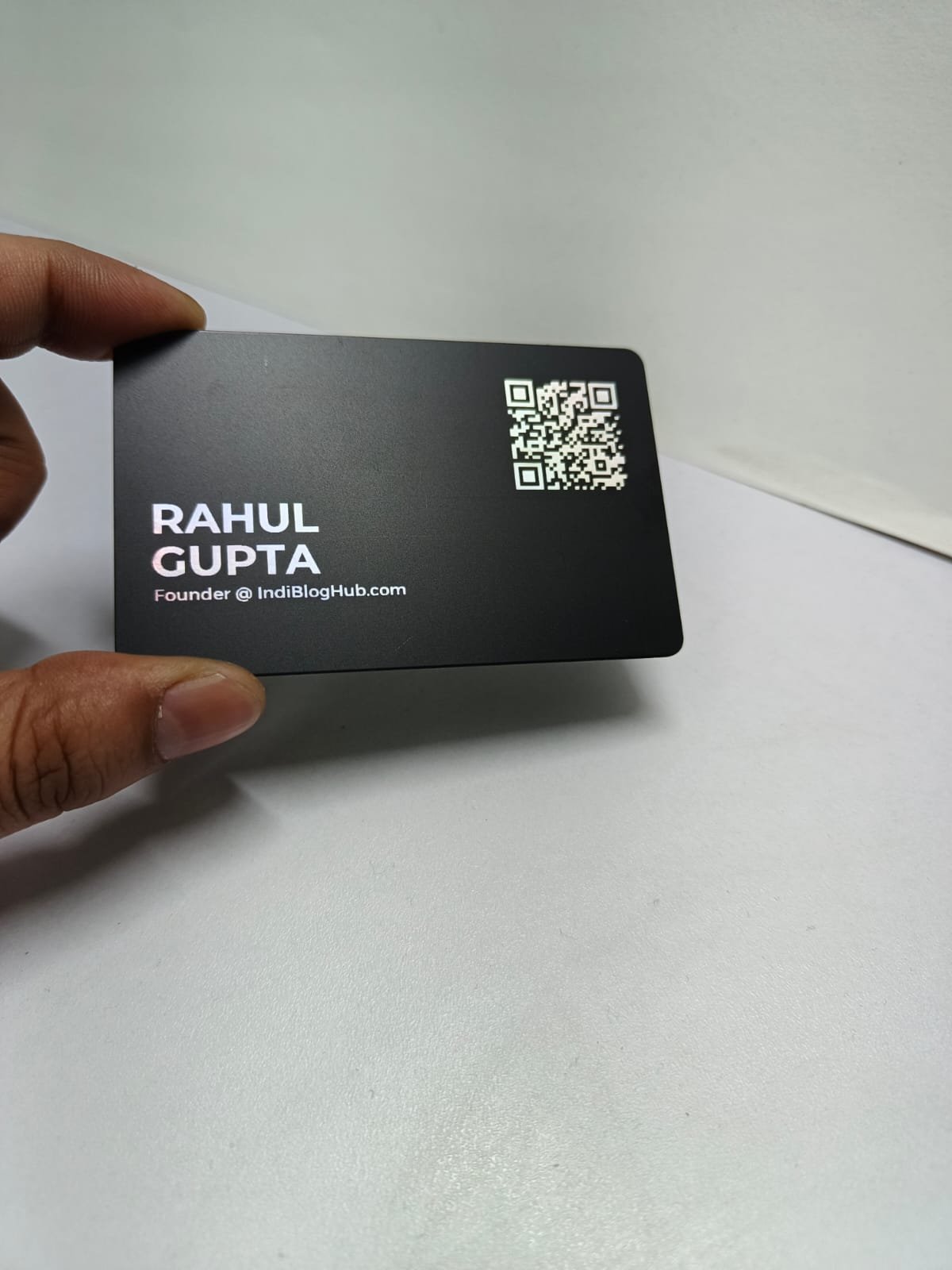 Black NFC Business Card
