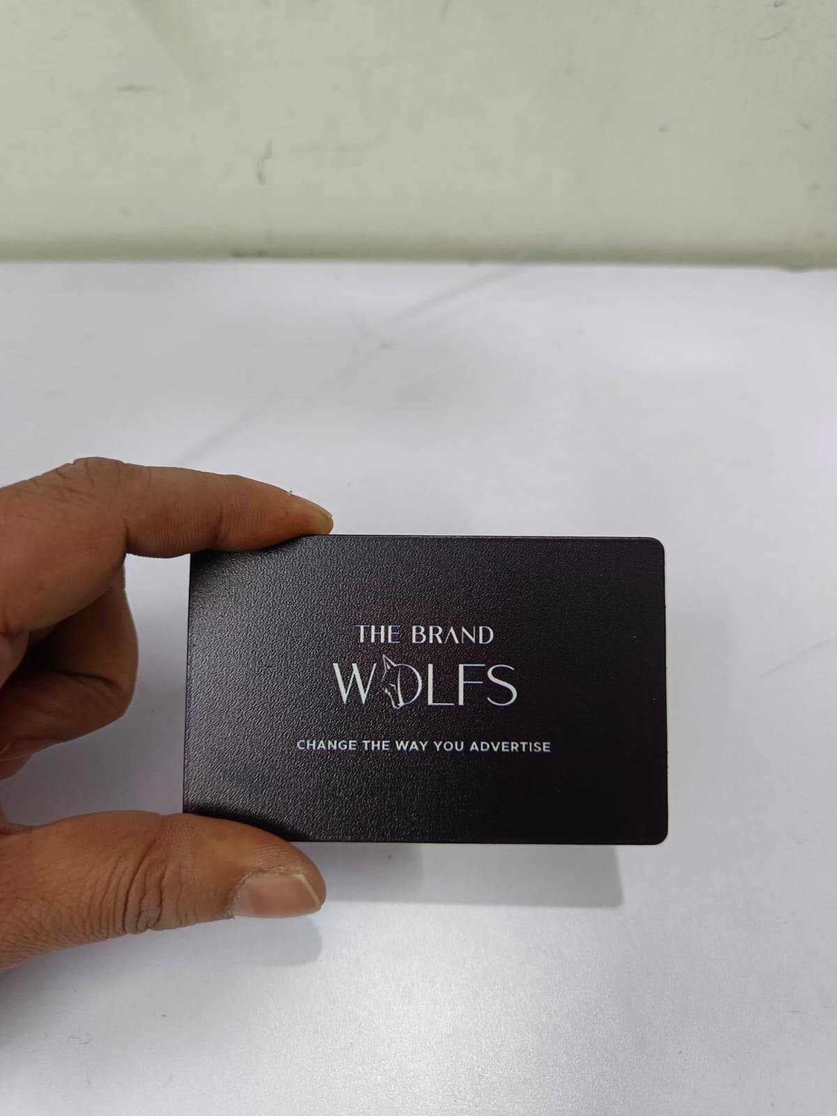 Black matte NFC Business Card