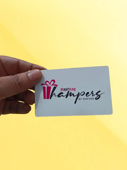 White matte NFC Business Card