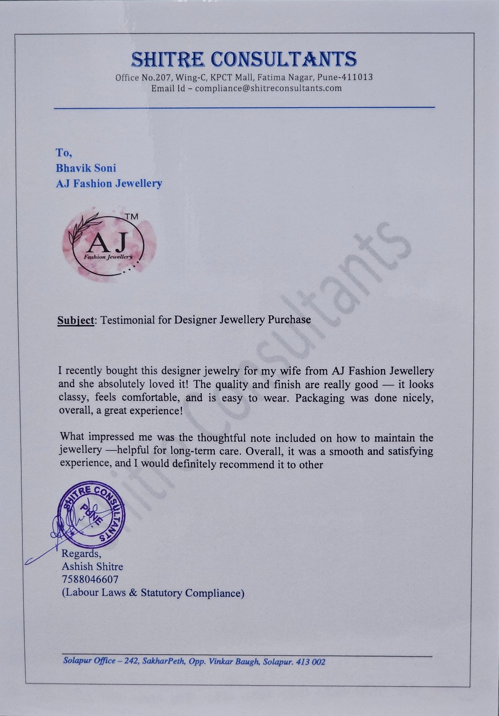 AJ FASHIONS JEWELLERY