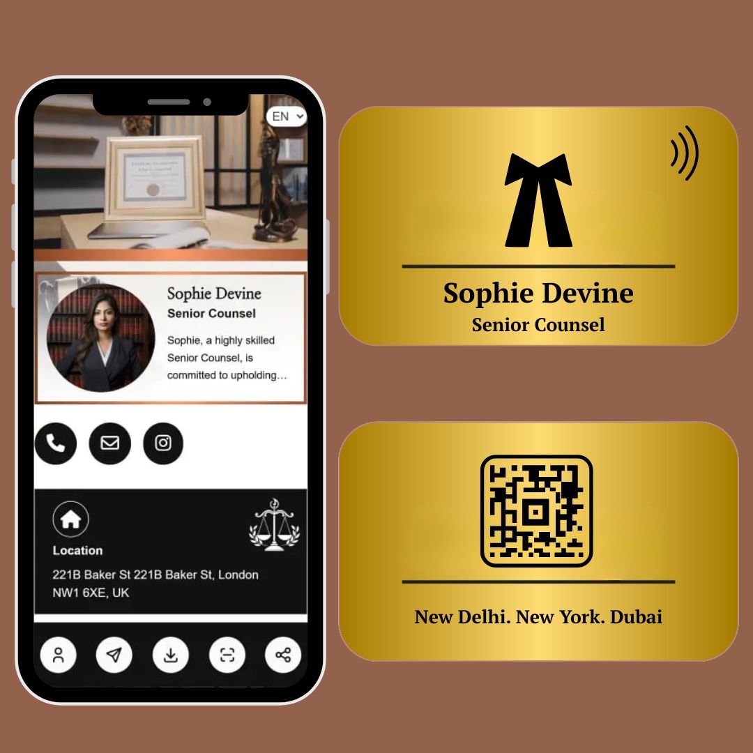 Metal type Smart Business Card